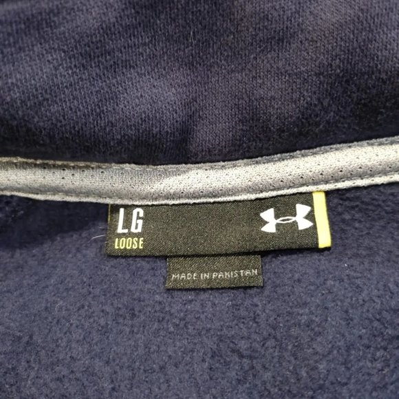 Under Armour 1/4 Zip Fleece Pullover Congressional Country Club Men’s L Large - Picture 4 of 4